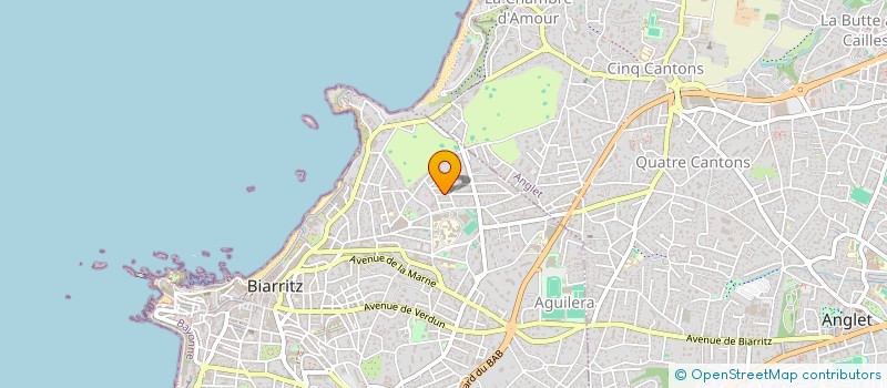 localisation de l'entreprise SCI MADELON à BIARRITZ