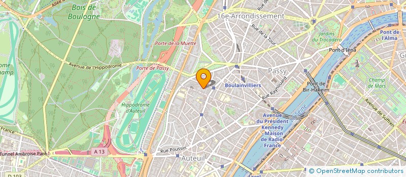 localisation de l'entreprise SCI MADEMOISELLE  PARIS