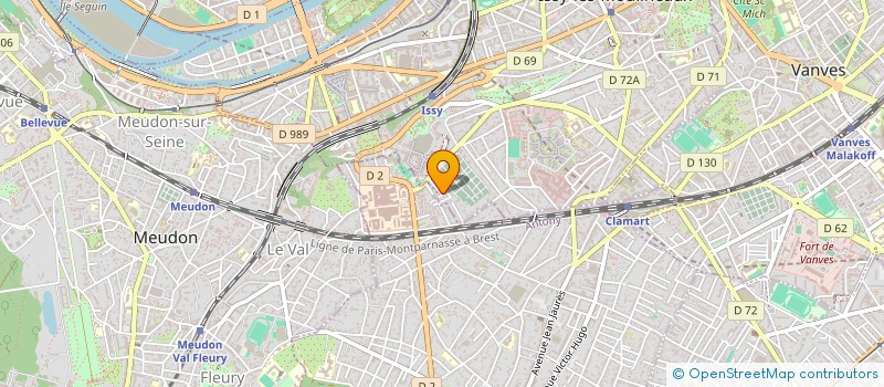 localisation de l'entreprise SCI 'MADEMOISELLE DU TIR' à ISSY-LES-MOULINEAUX