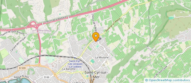 localisation de l'entreprise SCI MADEN à SAINT-CYR-SUR-MER