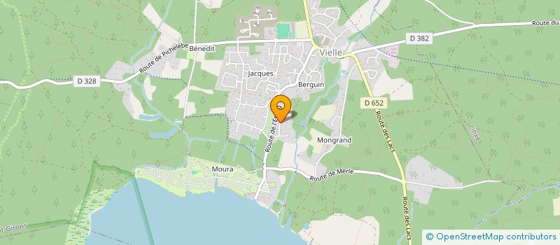 localisation de l'entreprise SCI MADENA à VIELLE-SAINT-GIRONS