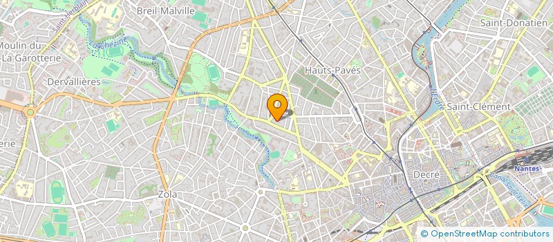 localisation de l'entreprise SCI MADENT à NANTES