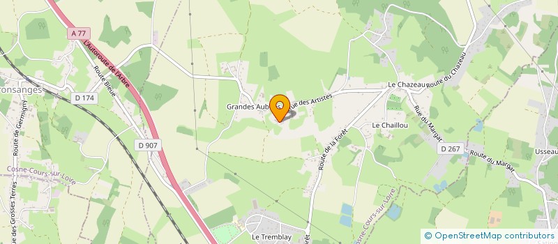 localisation de l'entreprise SCI MADEPI  CHAULGNES