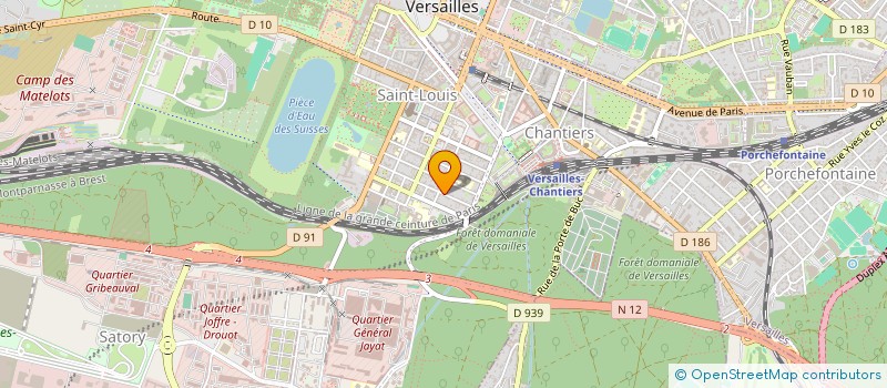 localisation de l'entreprise SCI MADER OUESSANT à VERSAILLES