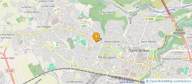 localisation de l'entreprise SCI MADERA à SAINT-BRIEUC