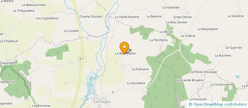 localisation de l'entreprise SCI MADERE à VAL-AU-PERCHE