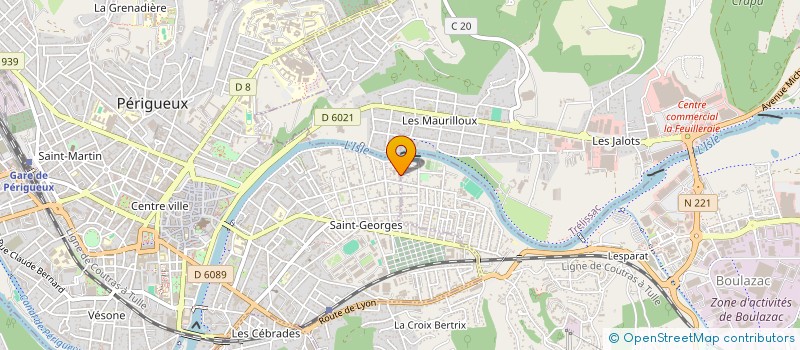 localisation de l'entreprise SCI MADERE à PERIGUEUX