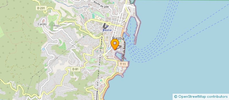 localisation de l'entreprise SCI MADETTE à BASTIA