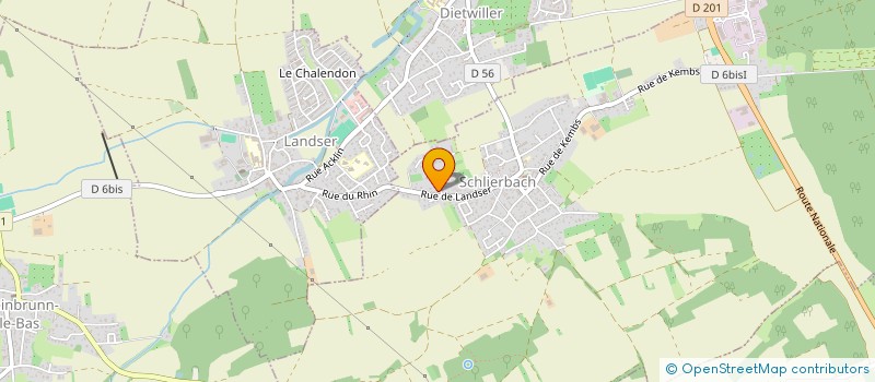 localisation de l'entreprise SCI MADG  SCHLIERBACH