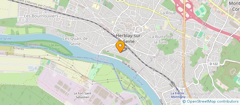 localisation de l'entreprise SCI MADGUIFT  HERBLAY-SUR-SEINE