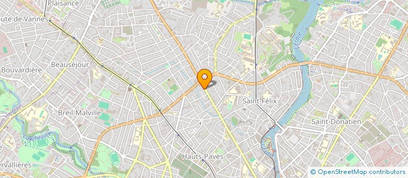 localisation de l'entreprise SCI MADI à NANTES