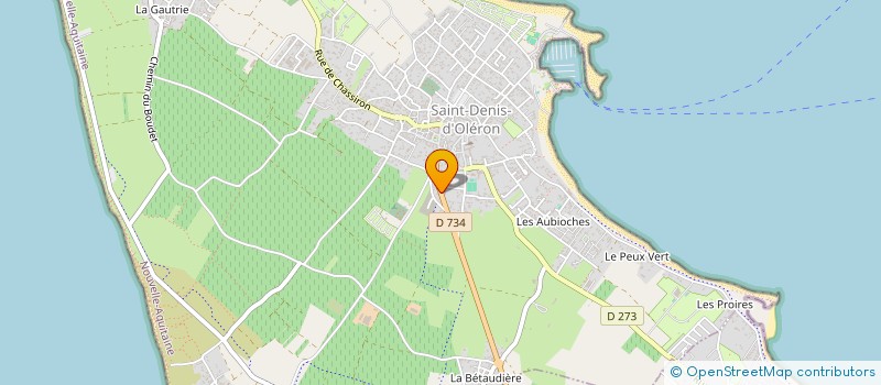 localisation de l'entreprise SCI MADI  SAINT-DENIS-D'OLERON