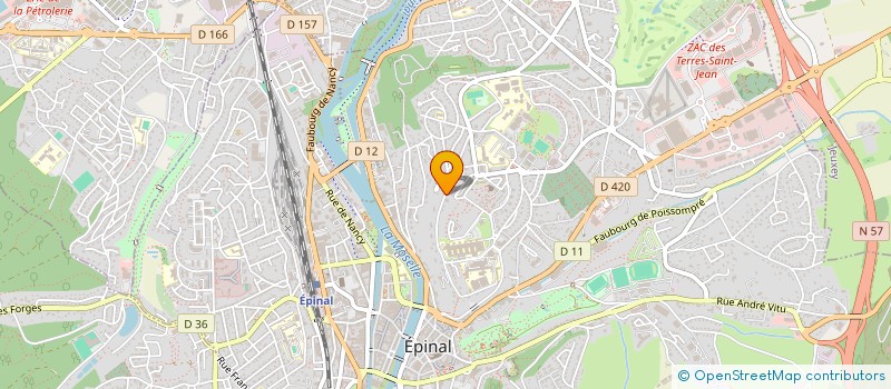 localisation de l'entreprise SCI MADI à EPINAL
