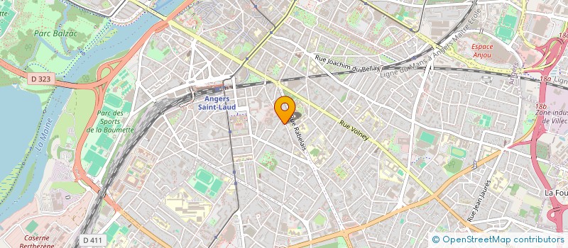 localisation de l'entreprise SCI MADI à ANGERS