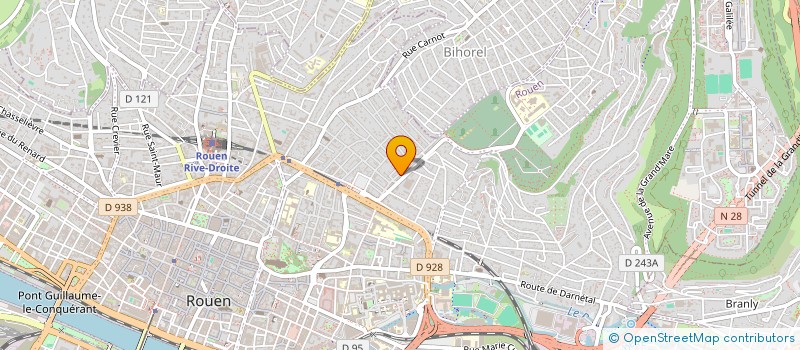 localisation de l'entreprise SCI MADI à ROUEN