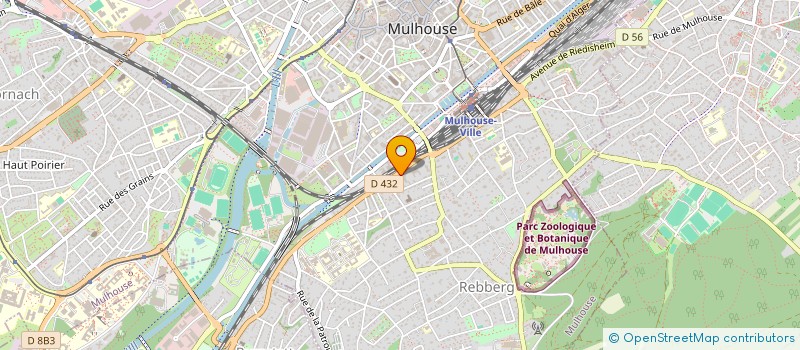 localisation de l'entreprise SCI MADI  MULHOUSE