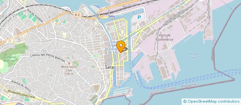 localisation de l'entreprise SCI MADIANA  SETE