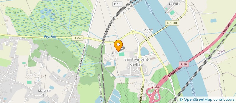 localisation de l'entreprise SCI MADIBA  SAINT-VINCENT-DE-PAUL