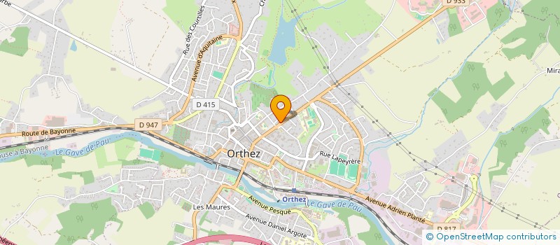 localisation de l'entreprise SCI MADIE  ORTHEZ