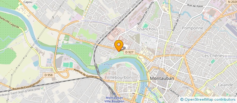 localisation de l'entreprise SCI MADIEL  MONTAUBAN