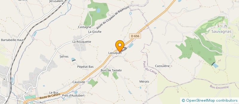 localisation de l'entreprise SCI MADIELSA IMMOBILIER  BAJAMONT