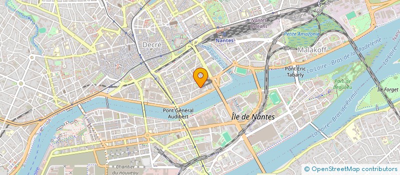localisation de l'entreprise SCI MADIF  NANTES