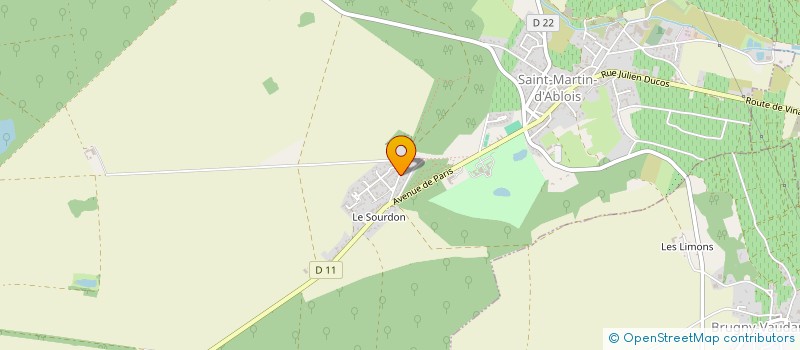 localisation de l'entreprise SCI MADIFLAU  CRAMANT