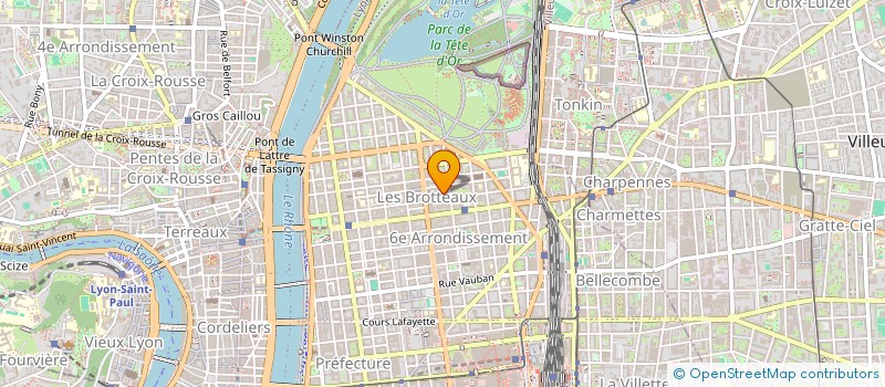 localisation de l'entreprise SCI MADIGNIER  LYON