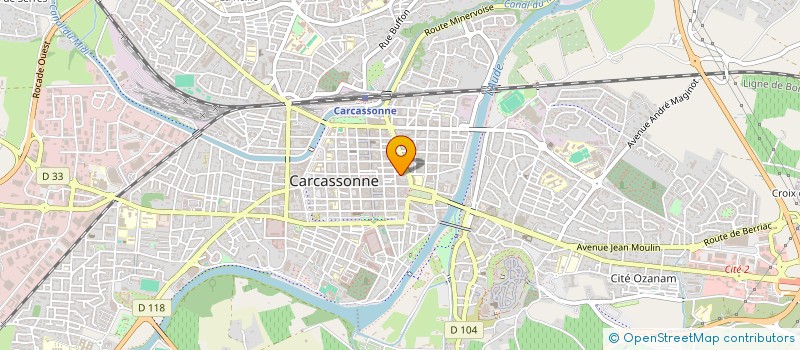 localisation de l'entreprise SCI MADIJE à CARCASSONNE