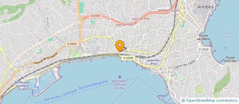 localisation de l'entreprise SCI MADIMA à ANTIBES