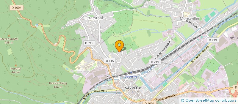 localisation de l'entreprise SCI MADINBERLIN  SAVERNE