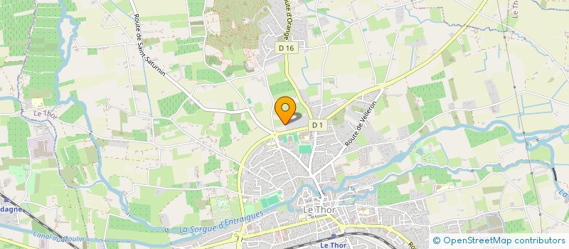 localisation de l'entreprise SCI MADINE  LE THOR