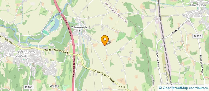 localisation de l'entreprise SCI MADINIER / BASTIDE  SAINT-BARTHELEMY-DE-VALS