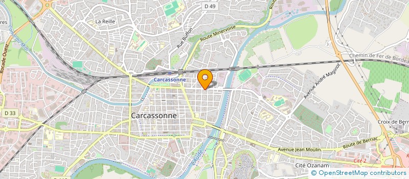 localisation de l'entreprise SCI MADININA 11 à CARCASSONNE