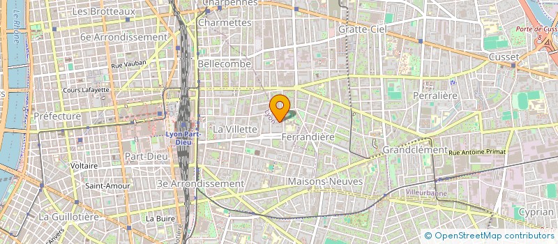 localisation de l'entreprise SCI MADININA  LYON