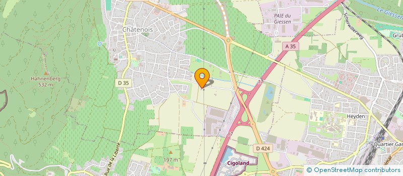 localisation de l'entreprise SCI MADININA  CHATENOIS