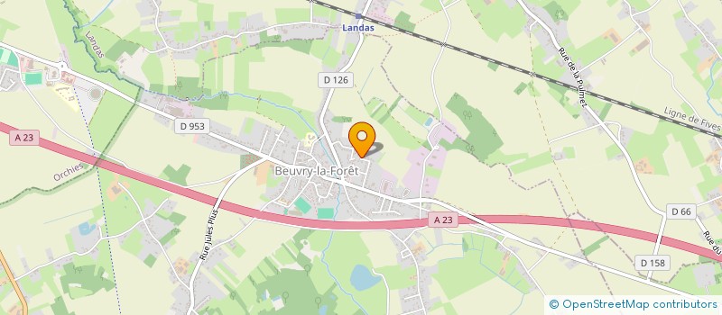 localisation de l'entreprise SCI MADININA  BEUVRY-LA-FORET