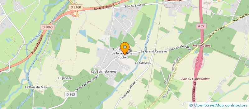 localisation de l'entreprise SCI MADININA à CHEVILLON-SUR-HUILLARD