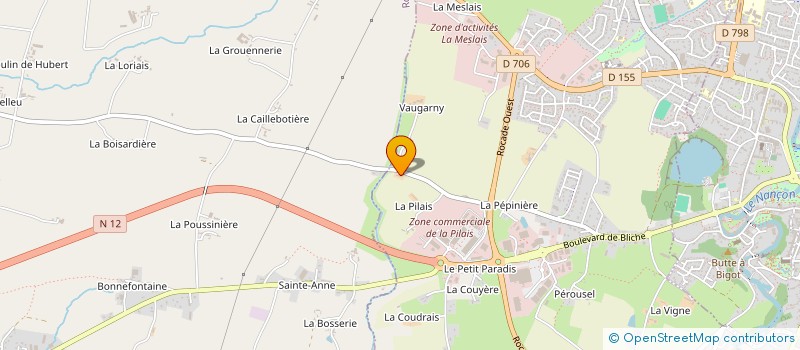 localisation de l'entreprise SCI MADIOT DE KERDREAN  LECOUSSE