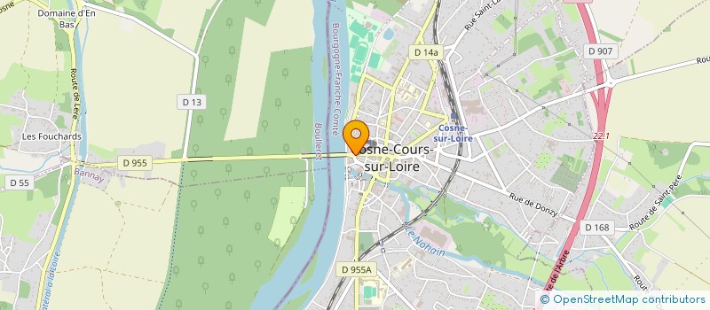 localisation de l'entreprise SCI MADIPADELS à COSNE COURS SUR LOIRE