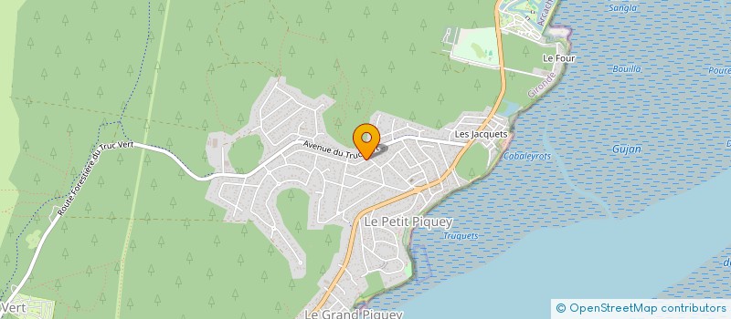 localisation de l'entreprise SCI MADIROKELY à LEGE-CAP-FERRET