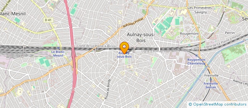 localisation de l'entreprise SCI MADIS à AULNAY-SOUS-BOIS
