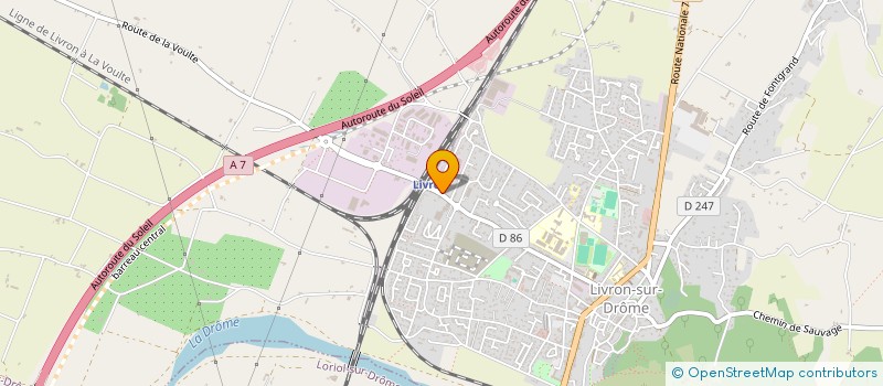 localisation de l'entreprise SCI MADISON  LIVRON-SUR-DROME