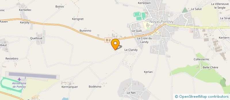 localisation de l'entreprise SCI MADISON  NOYAL-PONTIVY