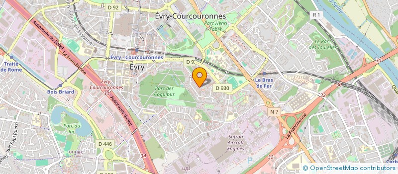 localisation de l'entreprise SCI MADMARIMMO à EVRY-COURCOURONNES