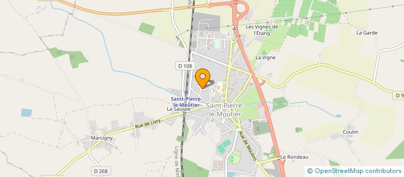 localisation de l'entreprise SCI MADO  SAINT-PIERRE-LE-MOUTIER