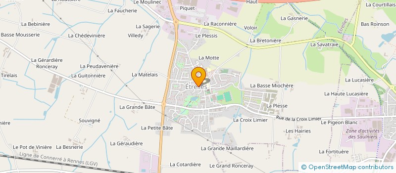 localisation de l'entreprise SCI MADO  ETRELLES