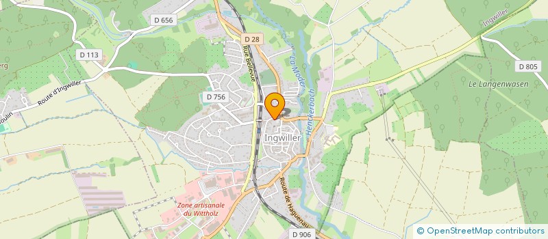 localisation de l'entreprise SCI MADO  INGWILLER