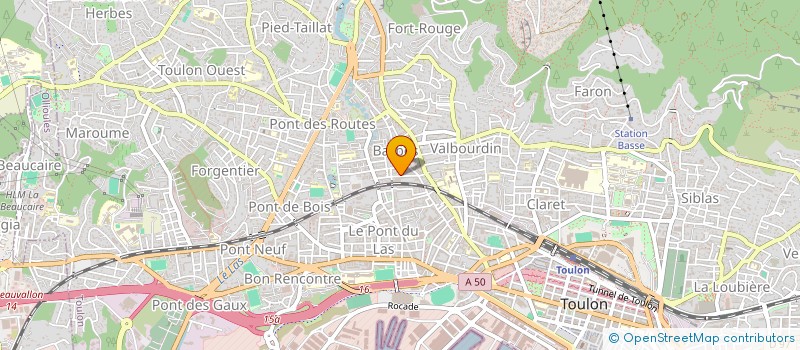 localisation de l'entreprise SCI MADO  TOULON