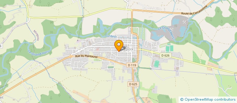 localisation de l'entreprise SCI MADO à MIREPOIX